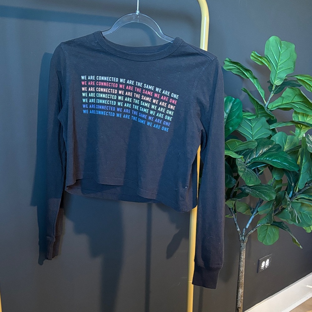 Spiritual Gangster Black Tee with colorful print